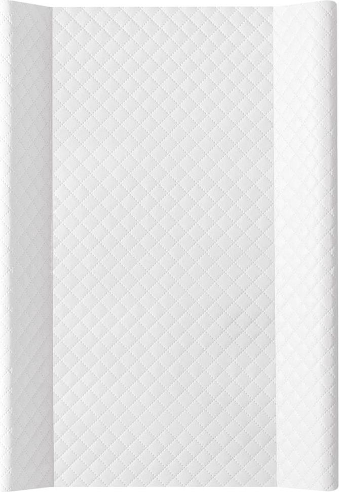Ceba Baby Podložka přebalovací 2-hranná s pevnou deskou (50x70) Comfort Caro Bílá - obrázek 1