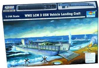 WW2 LCM3 USN Veh. Landing Crft Trumpeter - obrázek 1