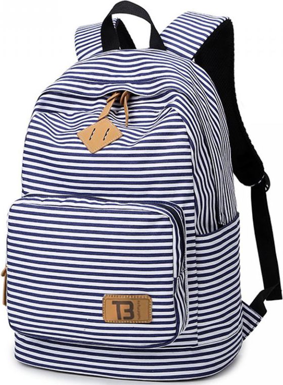 Dámský studentský batoh Canvas TopBags Blue Stripe 19 l - obrázek 1