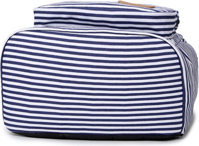 Dámský studentský batoh Canvas TopBags Blue Stripe 19 l - obrázek 4