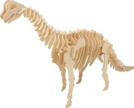 WOODCRAFT CONSTRUCTION KIT Woodcraft Dřevěné 3D puzzle Brachiosaurus - obrázek 1