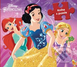 Princezná - Kniha s puzzle - - obrázek 1