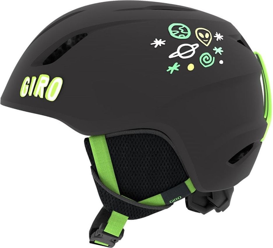 Giro Launch Mat Black/Green Alien XS - obrázek 1
