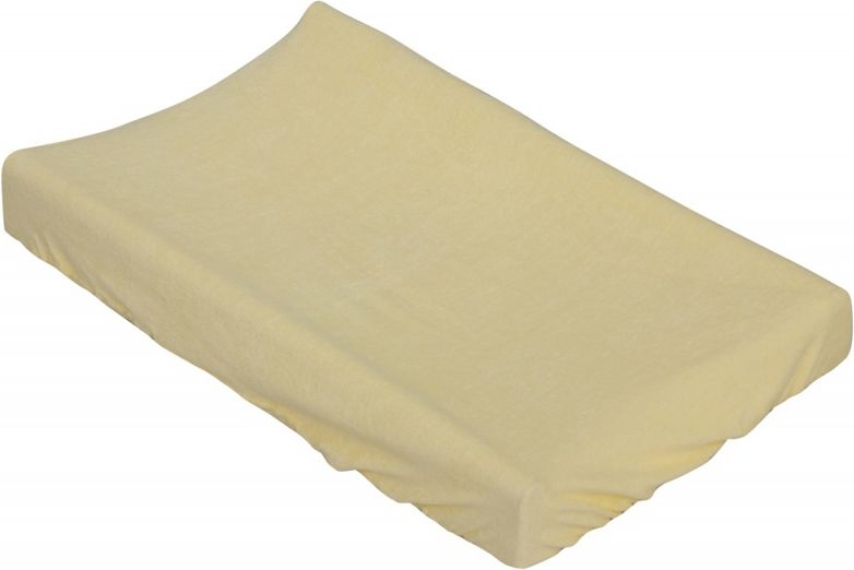 Prostěradlo na přebalovací podložku nebo matraci do kolébky či koše - žlutá 85 x 55 cm - obrázek 1