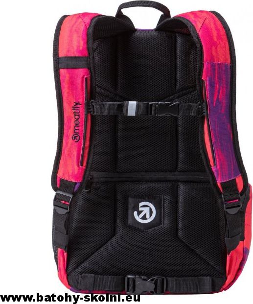 Studentský batoh Meatfly Basejumper 5 H Ambient Pink Black - Doprava Zdarma - obrázek 5
