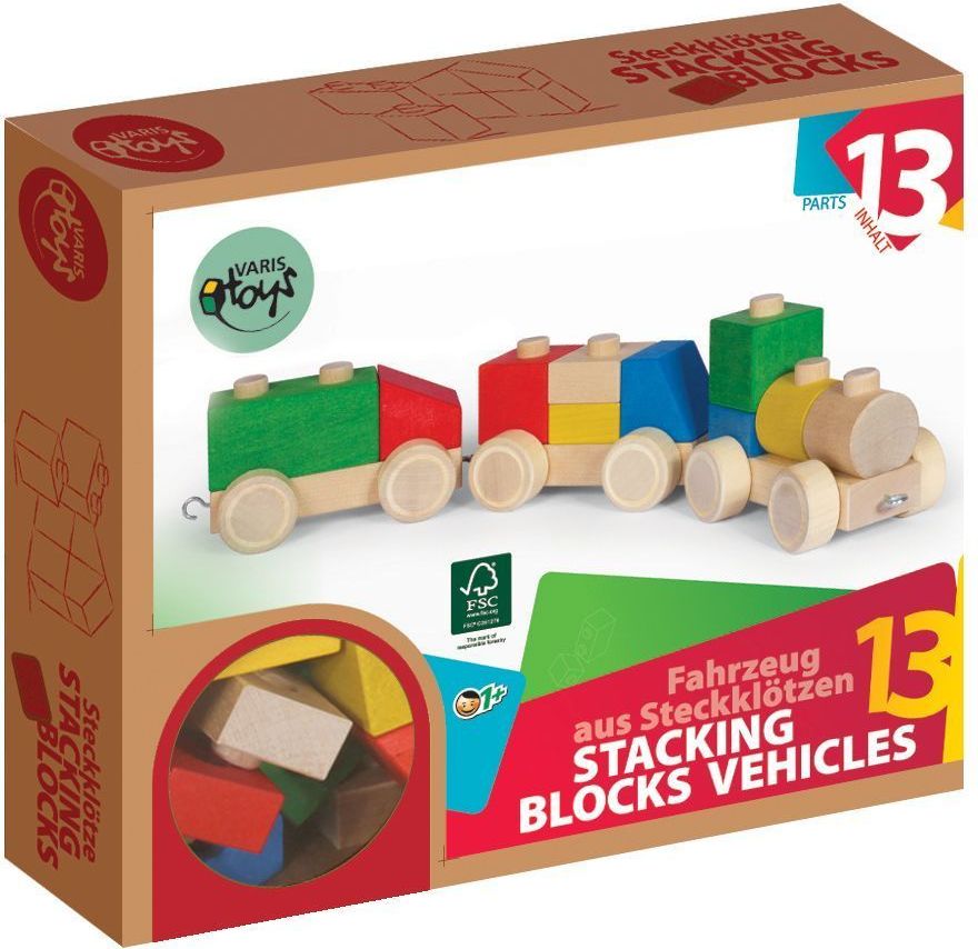 VARIS Toys Propojovací kostky - Vláček - obrázek 1