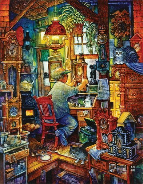 SunsOut Puzzle 1000 dílků Bill Bell - The Clockmaker - obrázek 1