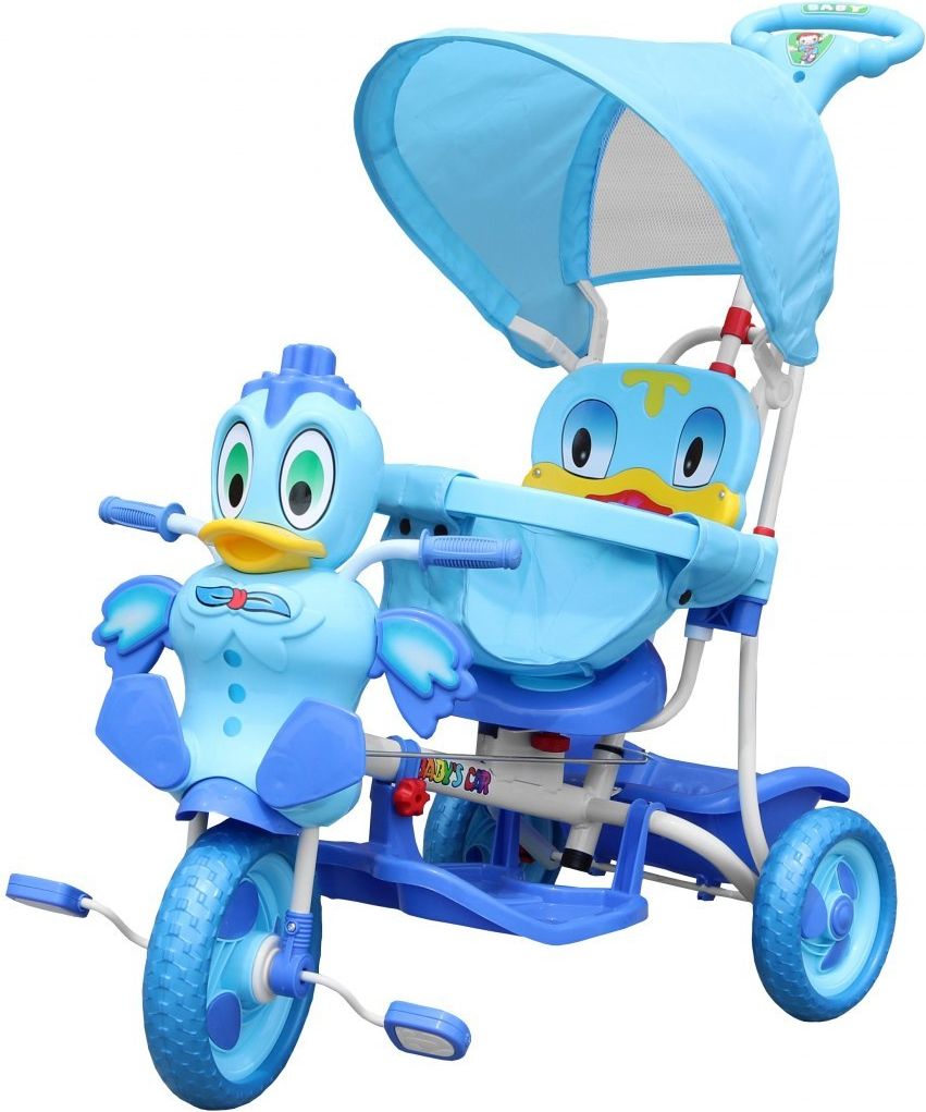Mamido  Dětská tříkolka kačenka modrá  A11-2 N - obrázek 1