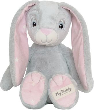 My Teddy Plyšový zajíček, růžový - obrázek 1