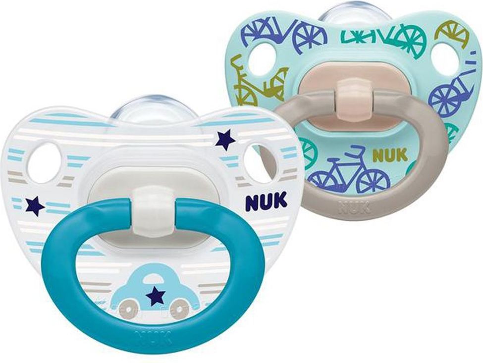 Šidítko NUK Classic Happy Day 0-6m 2ks zelené 0-6 m - obrázek 1