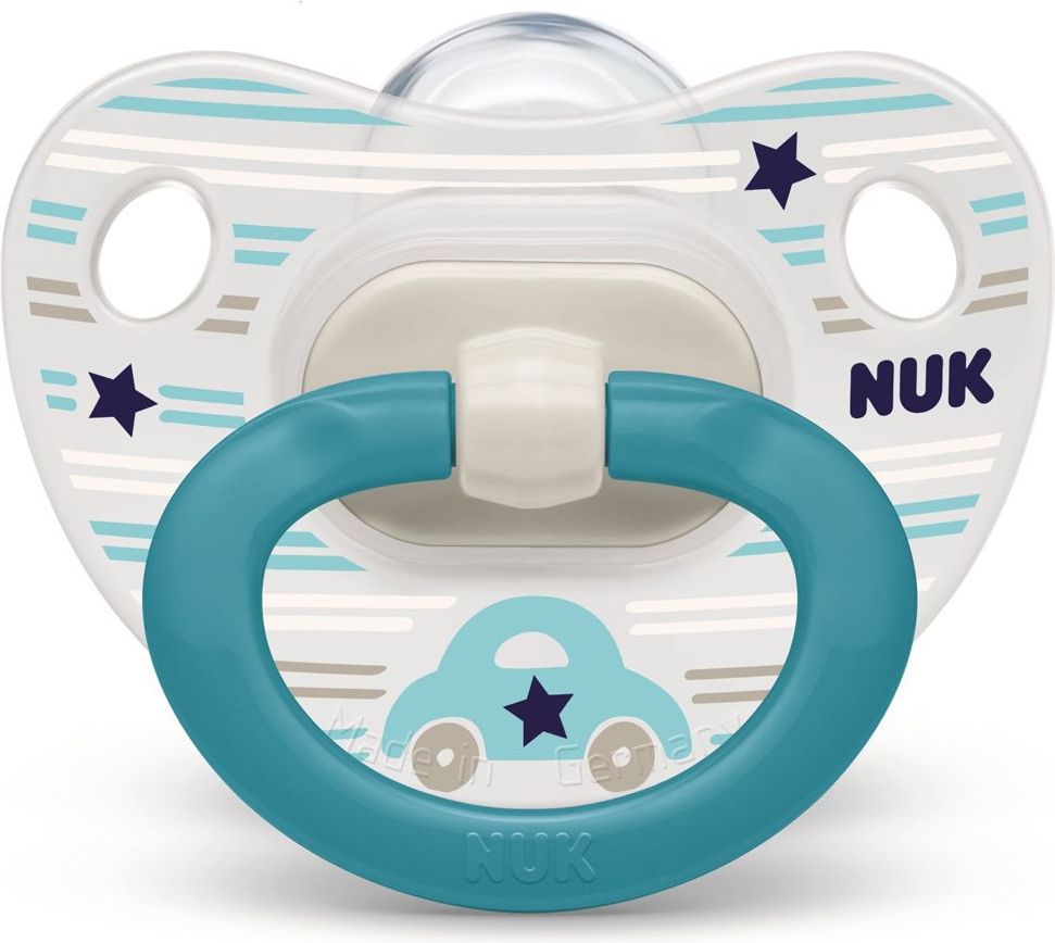Šidítko NUK Classic Happy Day 0-6m 2ks zelené 0-6 m - obrázek 3