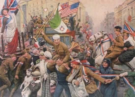 FALCON , JUMBO Puzzle Oslavy příměří r.1918, 1000 dílků - obrázek 1