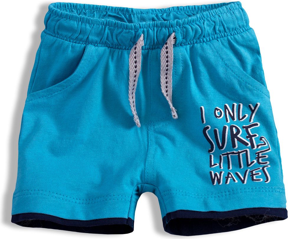 Chlapecké šortky KNOT SO BAD LITTLE WAVES modré Velikost: 68 - obrázek 1