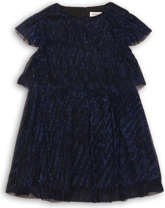 Minoti Šaty dívčí slavnostní tmavě modrá 104/110 - obrázek 1