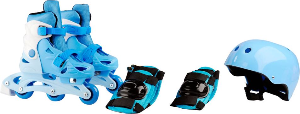 Laubr TriSkate + chrániče + helma modrá - M (31-34) - obrázek 1