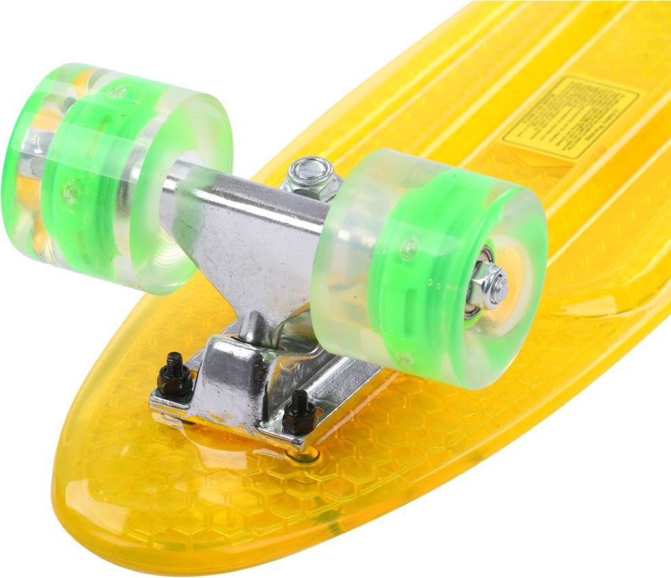 Maronad Retro Transparent se svítícími kolečky oranžová - obrázek 9