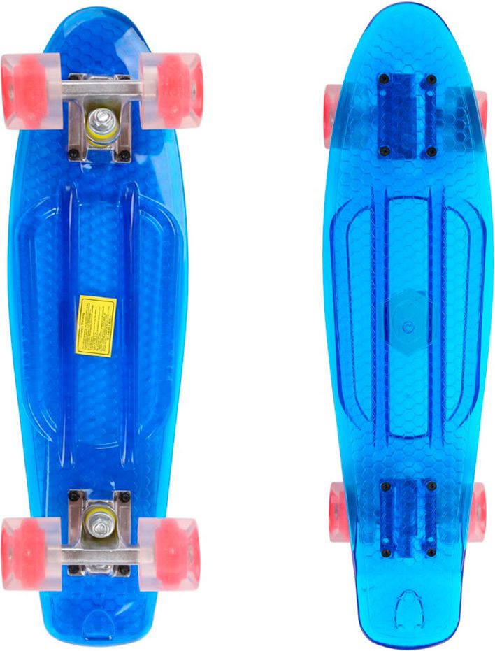Maronad Retro Transparent se svítícími kolečky bílá - obrázek 2