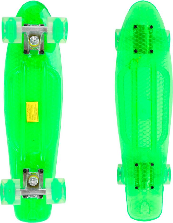 Maronad Retro Transparent se svítícími kolečky bílá - obrázek 5