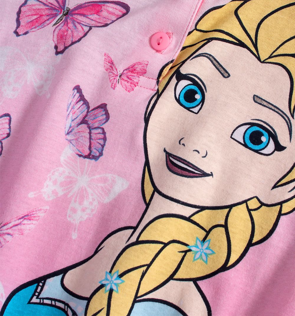 Dívčí pyžamo DISNEY FROZEN ELSA růžové quarzo Velikost: 104 - obrázek 3