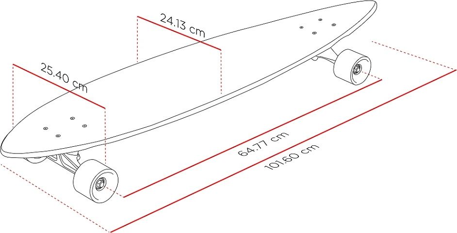 Street Surfing Pintail - Woods 40" - obrázek 3
