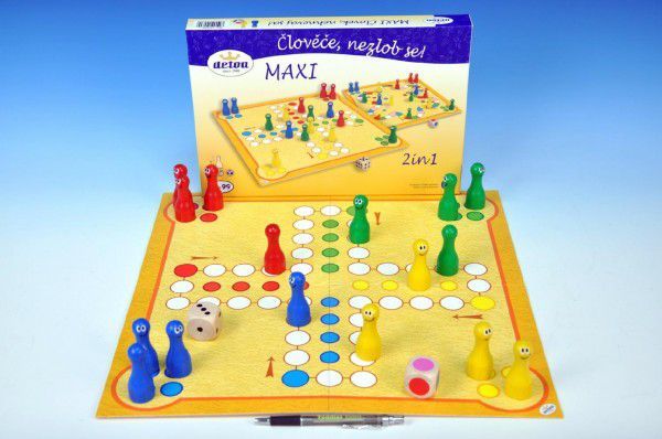 Člověče, nezlob se maxi 2v1 společenská hra v krabici 33,5x23x3,5cm - obrázek 1