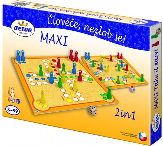 Člověče, nezlob se maxi 2v1 společenská hra v krabici 33,5x23x3,5cm - obrázek 4