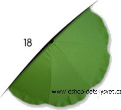 Slunečník na kočárek zelený č.18 - obrázek 1