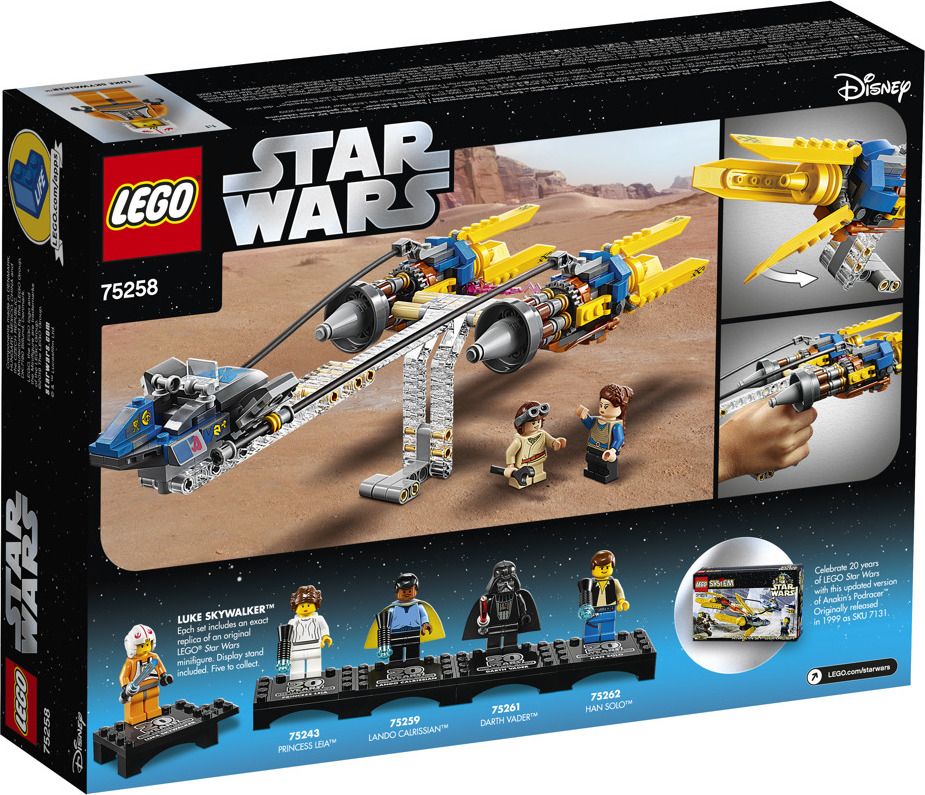 LEGO® Lego Star Wars Anakinův kluzák – edice k 20. výroč - obrázek 3