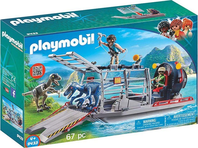 PLAYMOBIL Loď s klecí na dinosaury 9433 - obrázek 1