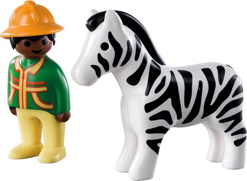 PLAYMOBIL Chovatel se zebrou (1.2.3) 9257 - obrázek 2