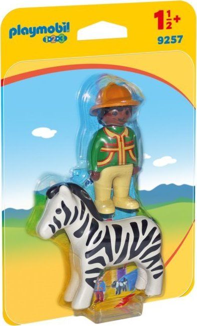 PLAYMOBIL Chovatel se zebrou (1.2.3) 9257 - obrázek 3