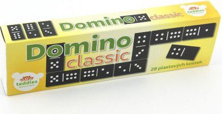 Classic Domino 28ks společenská hra plast v krabičce 21x6x3cm - obrázek 2