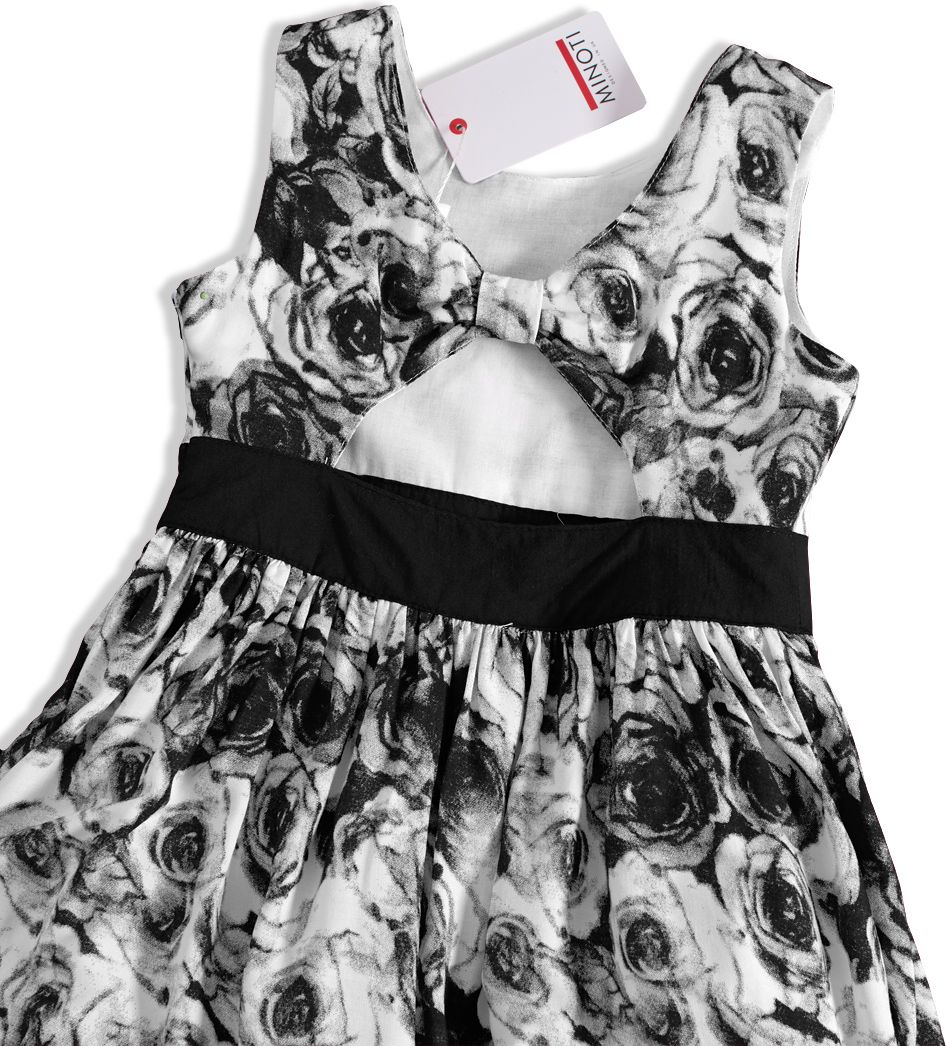Dívčí letní šaty MINOTI MIX černé Velikost: 98-104 - obrázek 2
