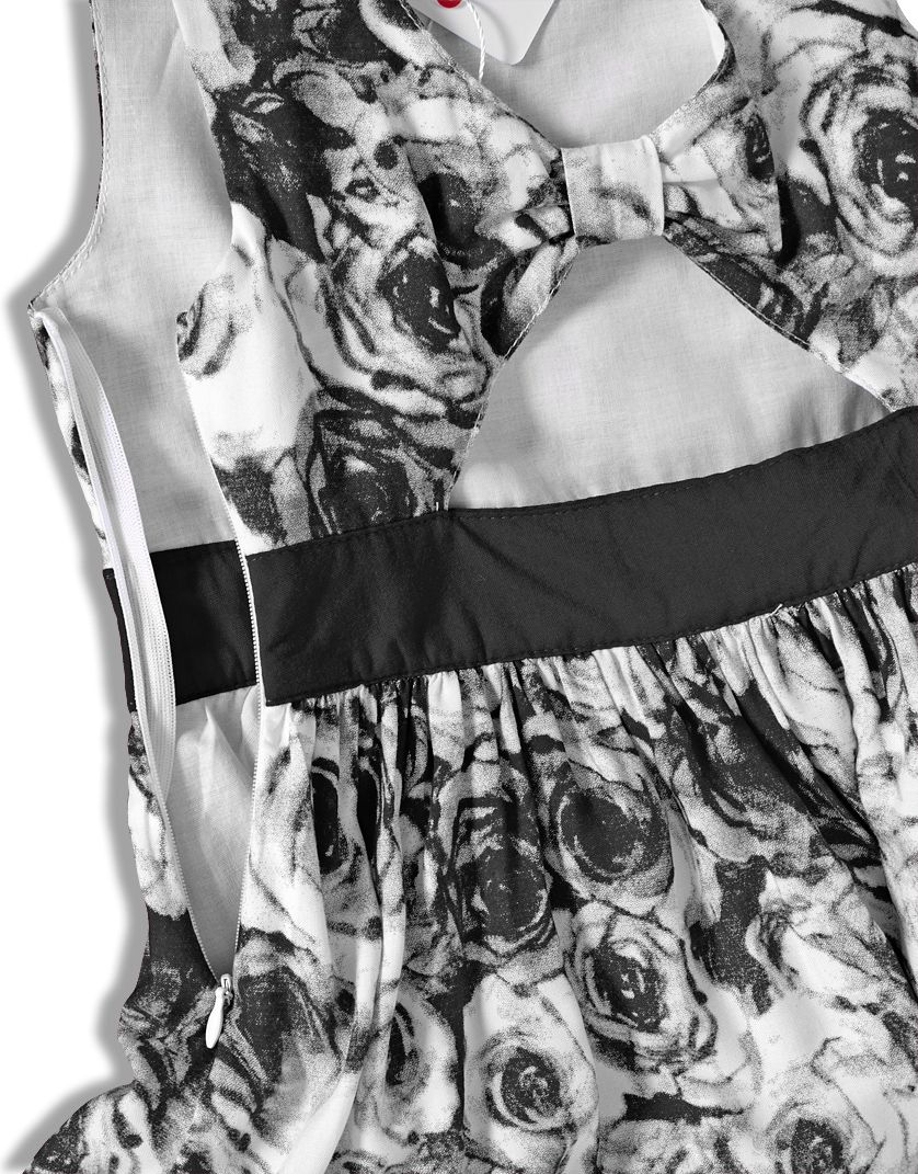 Dívčí letní šaty MINOTI MIX černé Velikost: 98-104 - obrázek 4