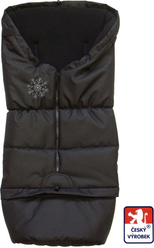 Fusak do kočárku Dětský svět winter bag černý - obrázek 1
