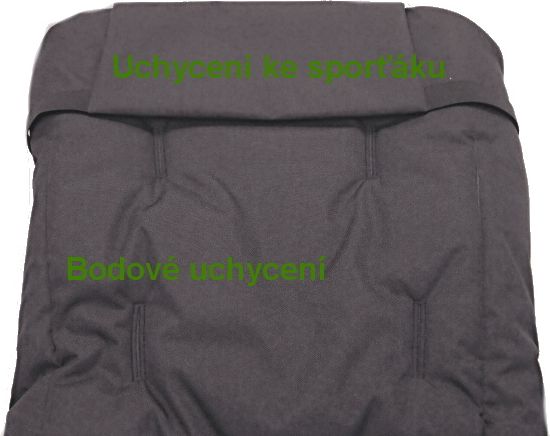 Fusak do kočárku Dětský svět winter bag černý - obrázek 5