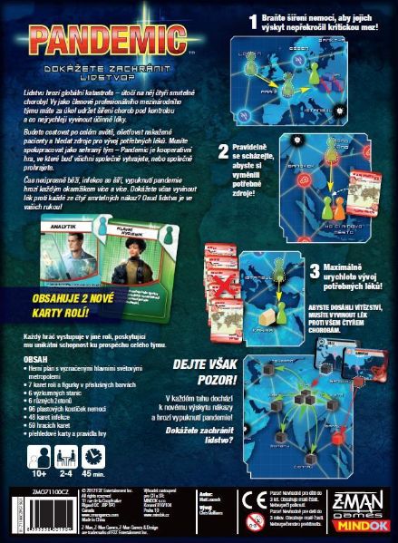 Mindok Pandemic: Základní hra - obrázek 2