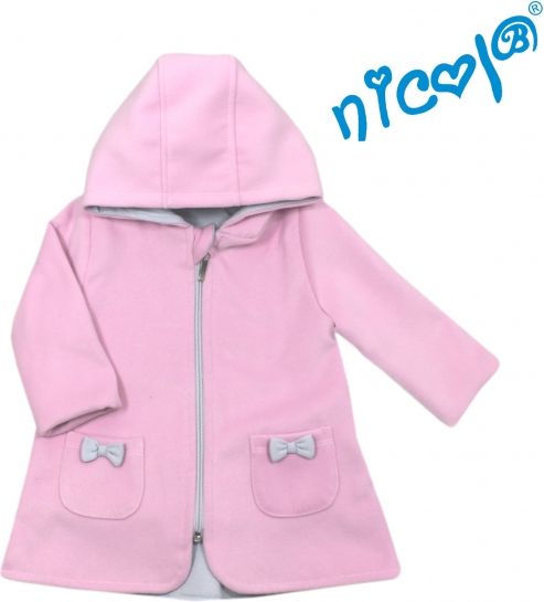 Nicol Dětský kabátek/bundička Nicol, Baletka - růžová, vel. 80 80 (9-12m) - obrázek 1