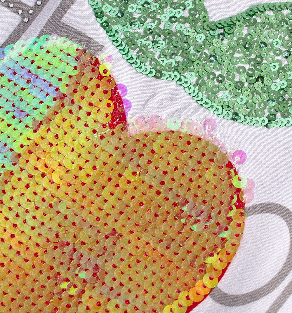 Dívčí tričko s překlápěcími flitry Mix´nMATCH BERRY bílé Velikost: 122 - obrázek 4