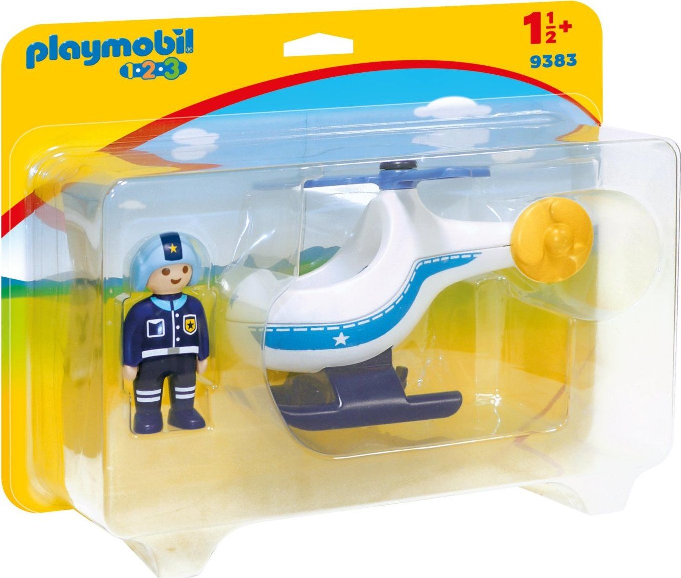 PLAYMOBIL Policejní vrtulník (1.2.3) 9383 - obrázek 1