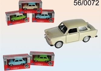 Welly - Trabant 601 1:34 s bílou střechou - obrázek 1