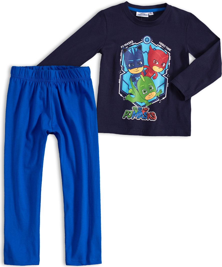 Chlapecké pyžamo PJ MASKS HERO TIME modré Velikost: 128 - obrázek 1