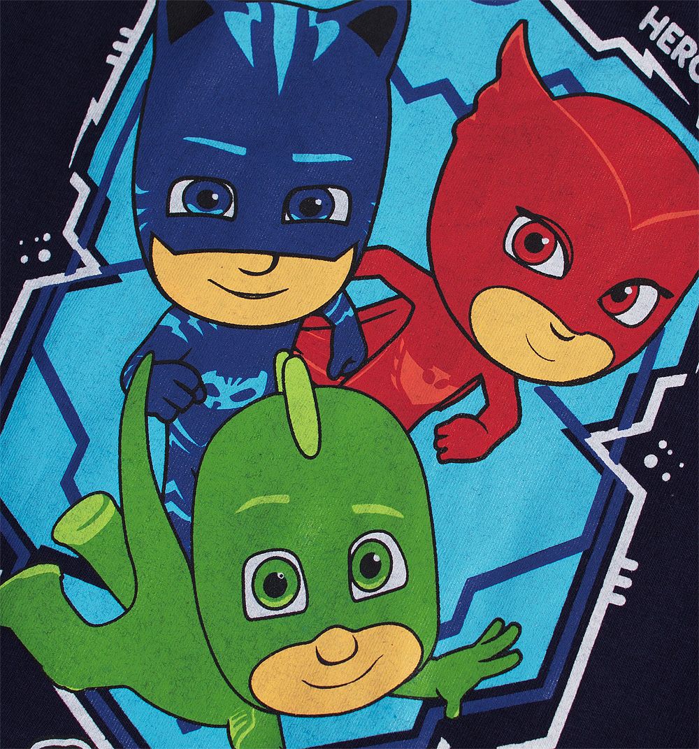Chlapecké pyžamo PJ MASKS HERO TIME modré Velikost: 128 - obrázek 3