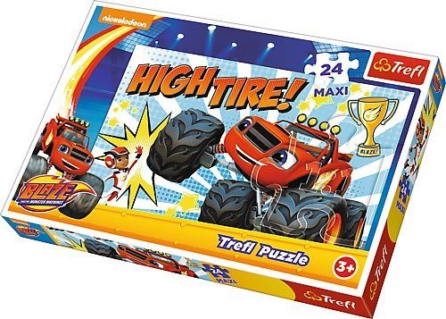 TREFL Puzzle Plamínek a čtyřkoláci MAXI 24 dílků - obrázek 1