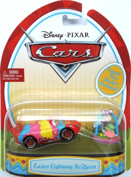 CARS (Auta) - Easter Lightning McQueen (velikonoční Blesk) - pouze pár kusů SKLADEM - obrázek 1