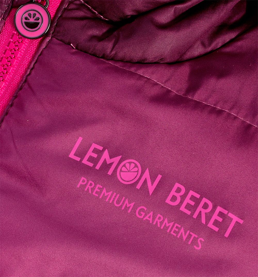 Dívčí zimní bunda LEMON BERET RAINBOW růžová Velikost: 116-122 - obrázek 5