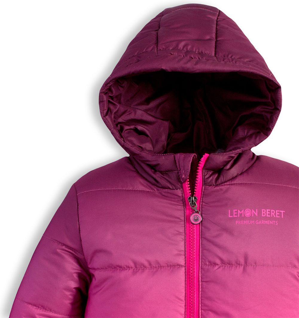 Dívčí zimní bunda LEMON BERET RAINBOW růžová Velikost: 116-122 - obrázek 7