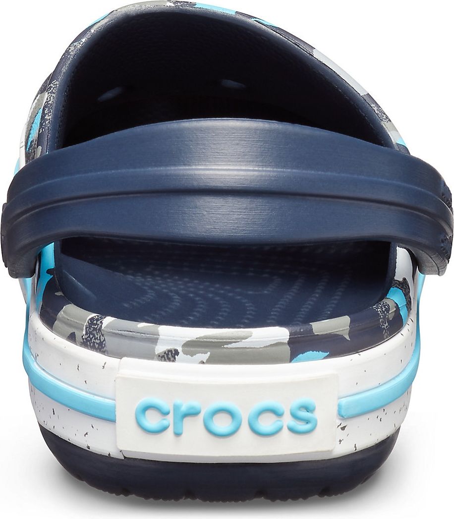 Crocs barevné maskáčové pantofle Crocband Camo Spec Clog Blue/Camo - 29/30 - obrázek 6