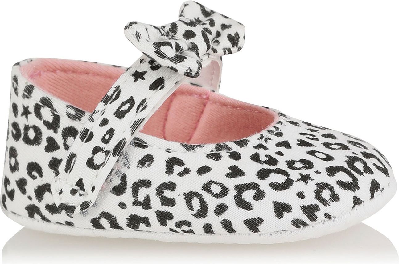 Kojenecké capáčky GEORGE, bílé, motiv leopard Velikost: 74 - 80cm (9 - 12 měsíců) - obrázek 1