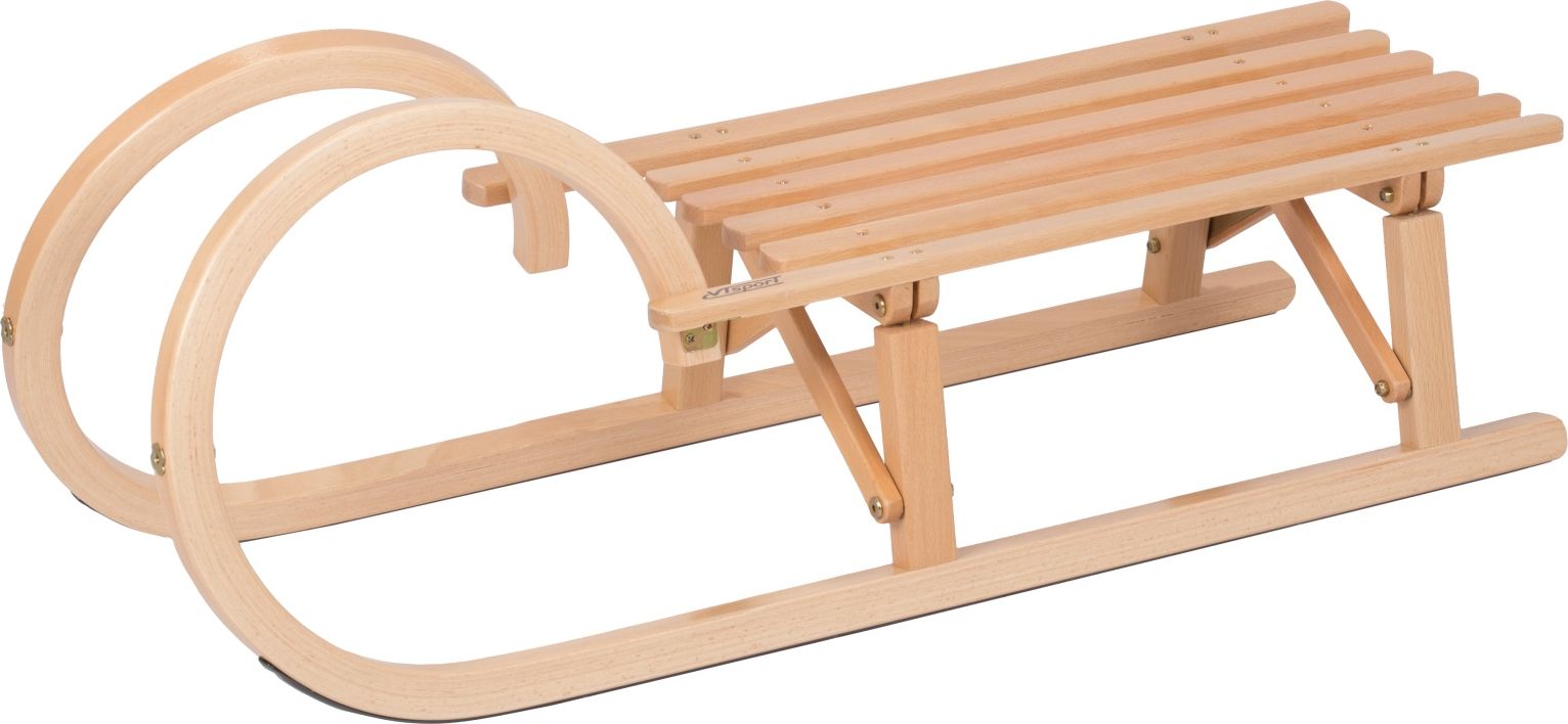 Sáně dřevěné VT-SPORT Rohačky délka 100 cm - skládací - obrázek 1